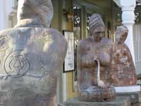 Art Sculptures on Beekman Street - Saratoga Springs NY