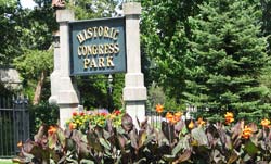 Historic Congress Park Sign