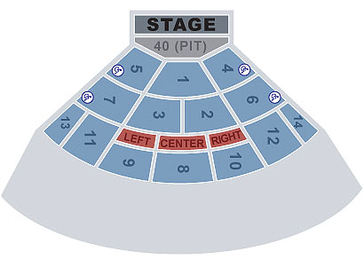 Pit, Orchestra and Box Seats at SPAC