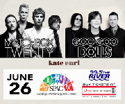 Win 4 FREE Tickets to Matchbox Twenty & Goo Goo Dolls at SPAC