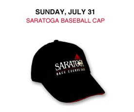 Saratoga Race Course Ball Cap Giveaway