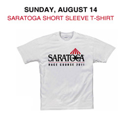 Saratoga Race Course Tee Shirt Giveaway