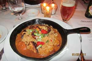 Dinner at Sperry's