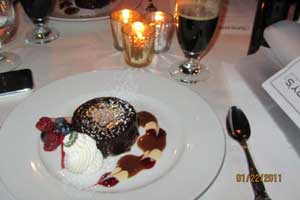 Dessert at Sperry's