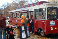 Free Trolley Rides at Fall Fest in Saratoga Spring NY