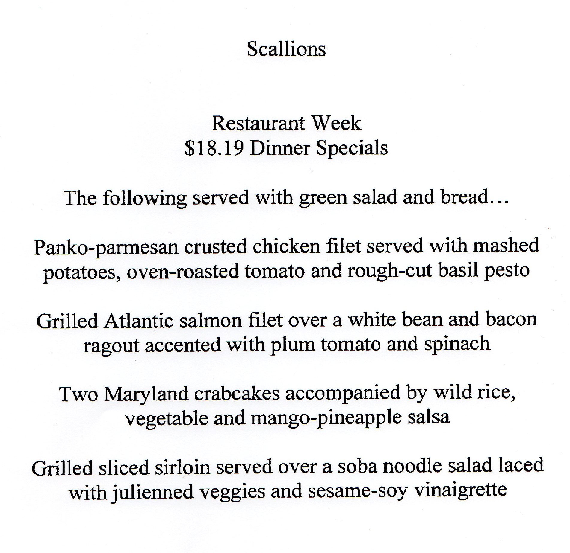 scallions