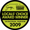 Saratoga Locals  Choice Award Winner 2009
