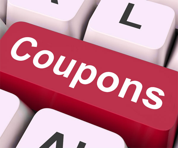 coupons button