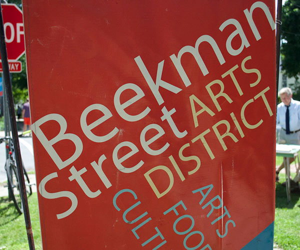 beekman street arts district banner