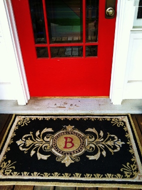 door mat after