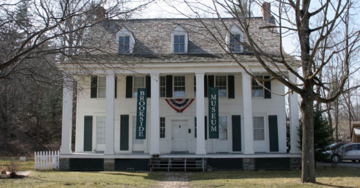 exterior of the brookside museum