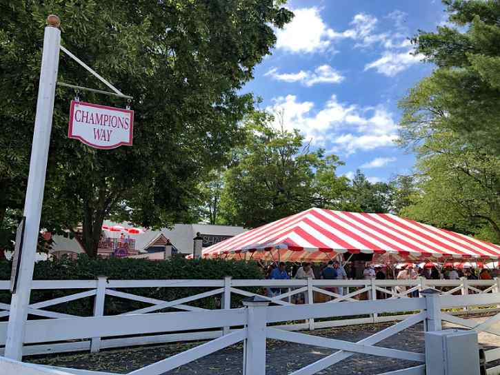 champions way at the saratoga race course