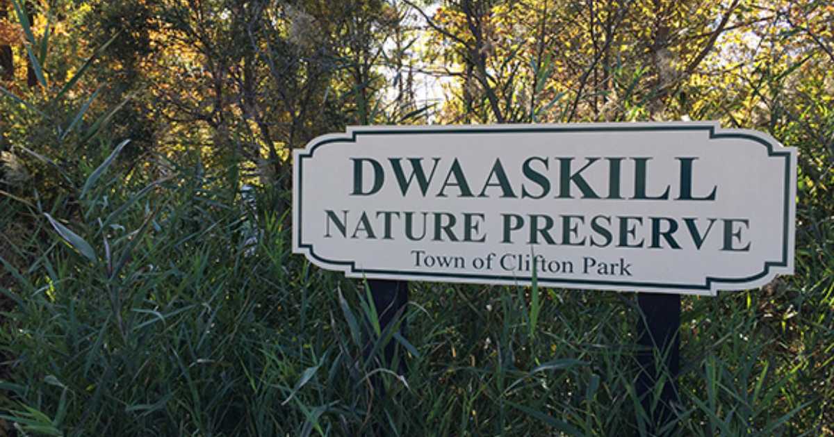 sign for dwaas kill nature preserve