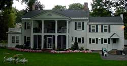 Back of the Pruyn Pettee House in Saratoga Springs NY