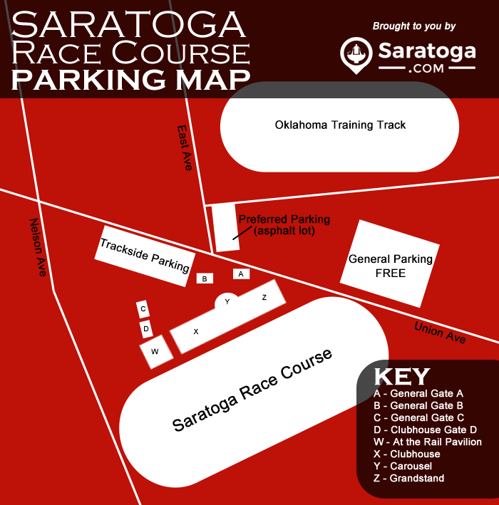 Saratoga Race Course Seating Chart