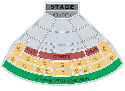 Saratoga Performing Arts Center Seating Chart With Rows - Saratoga Springs ...