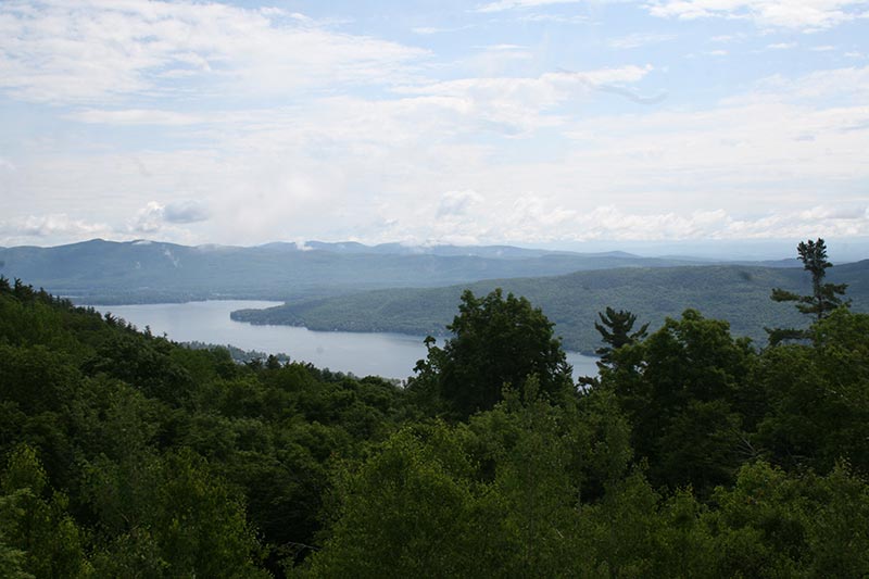 View of Lake George from the peak of Prospect Mountain