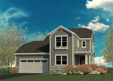 rendering of a home built by belmonte builders