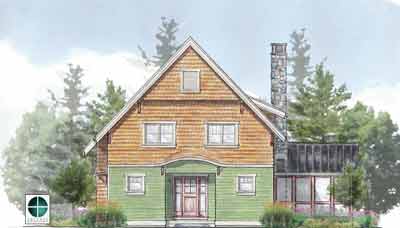 rendering of a home built by robert courtney enterprises